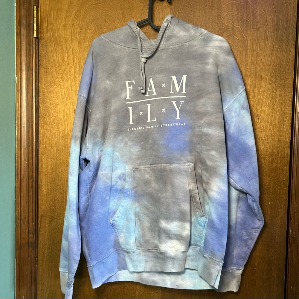 Tie dye hoodie Electric Family